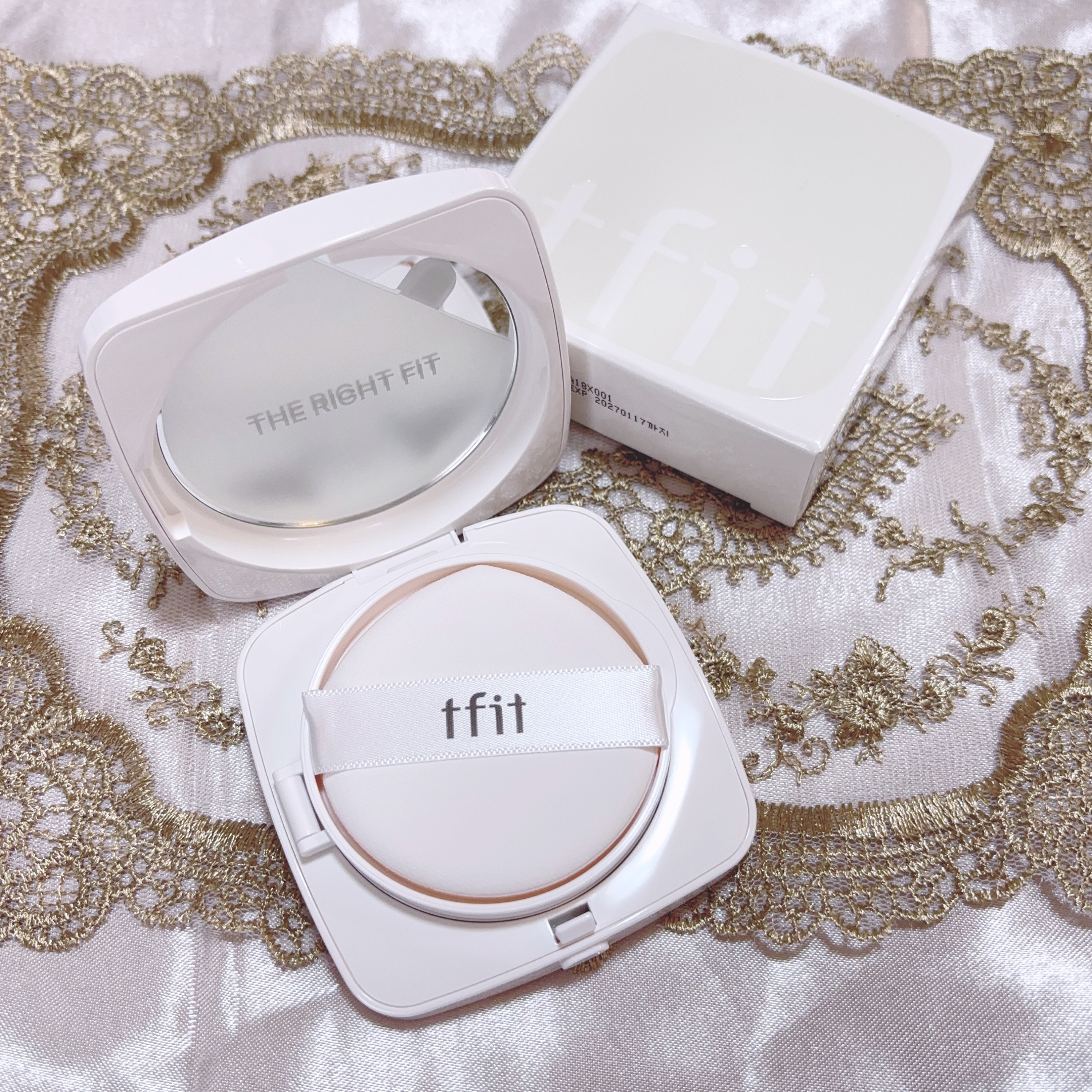 レイヤリングフィットカバークッションEX/TFIT/クッションファンデーションを使ったクチコミ（3枚目）