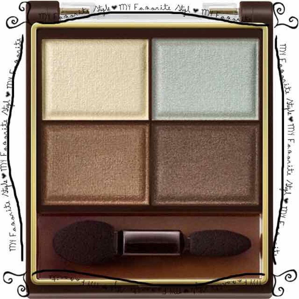 スキニーリッチシャドウ SR08 アクアティックブラウン/excel/アイシャドウパレットを使ったクチコミ（2枚目）