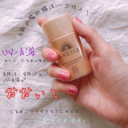 パーフェクトUV スキンケアミルク a/アネッサ/日焼け止め・UVケアを使ったクチコミ(3枚目)