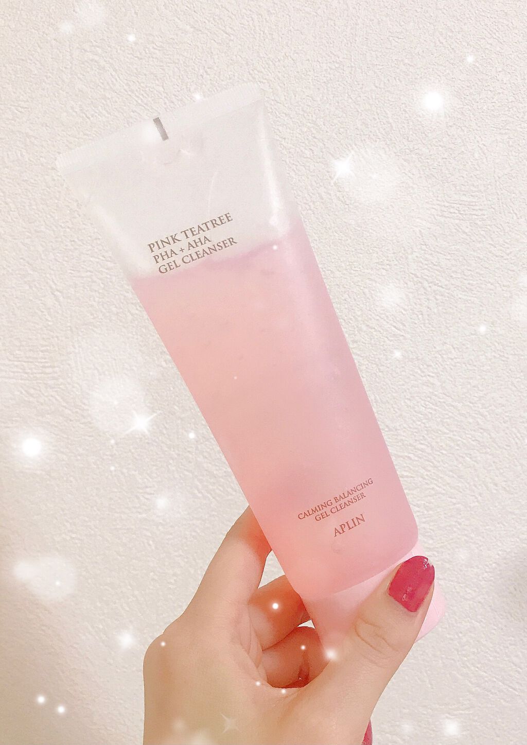 ピンクティーツリージェルクレンザー/APLIN/その他洗顔料を使ったクチコミ（2枚目）