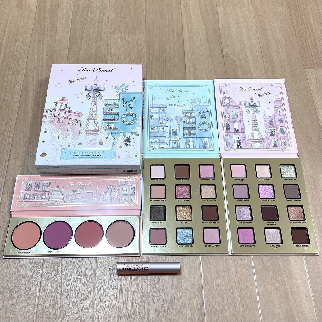 クリスマス イン ザ シティ メイクアップコレクション/Too Faced/メイクアップキットを使ったクチコミ（2枚目）