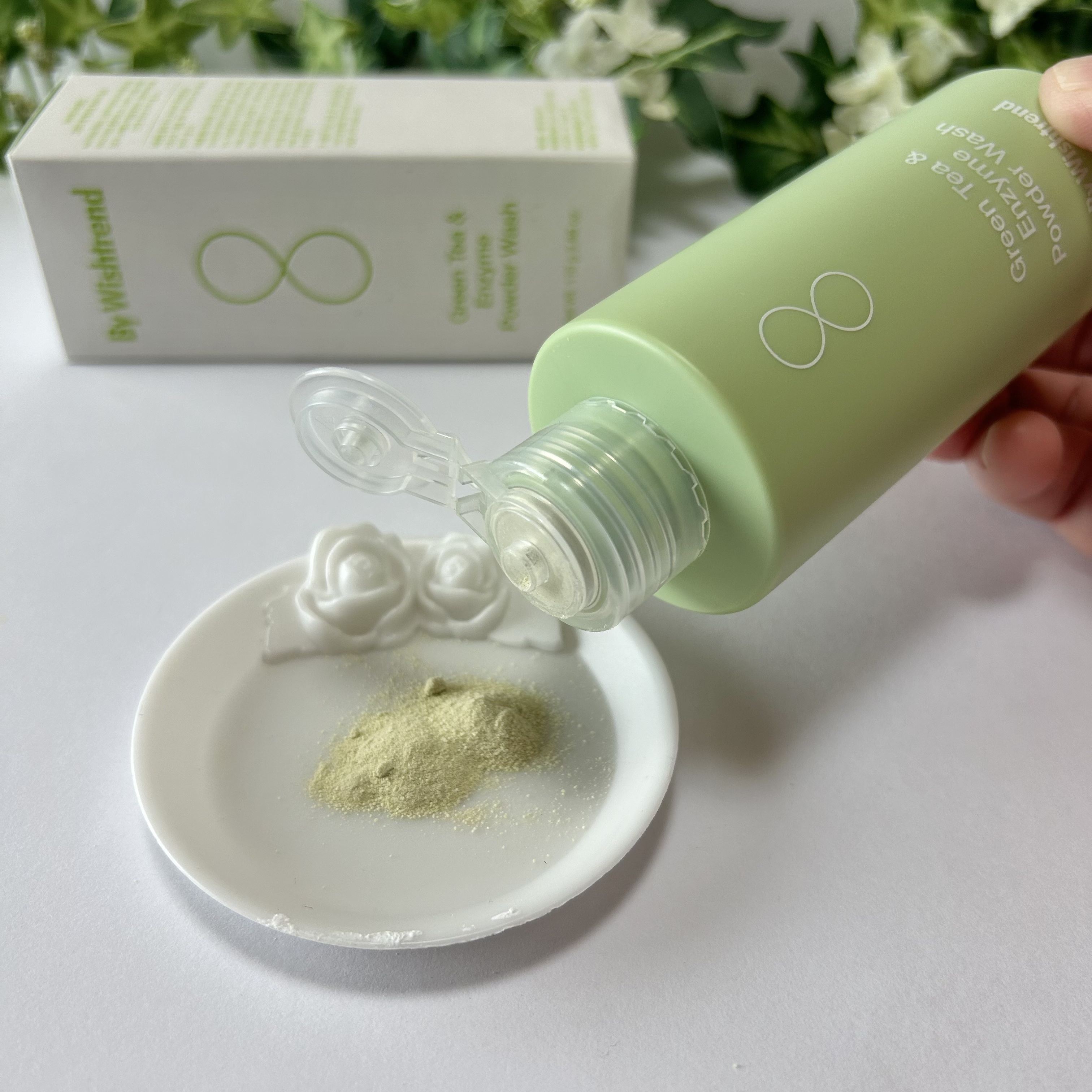 グリーンティー&エンザイムパウダーウォッシュ/By Wishtrend/洗顔パウダーを使ったクチコミ（2枚目）