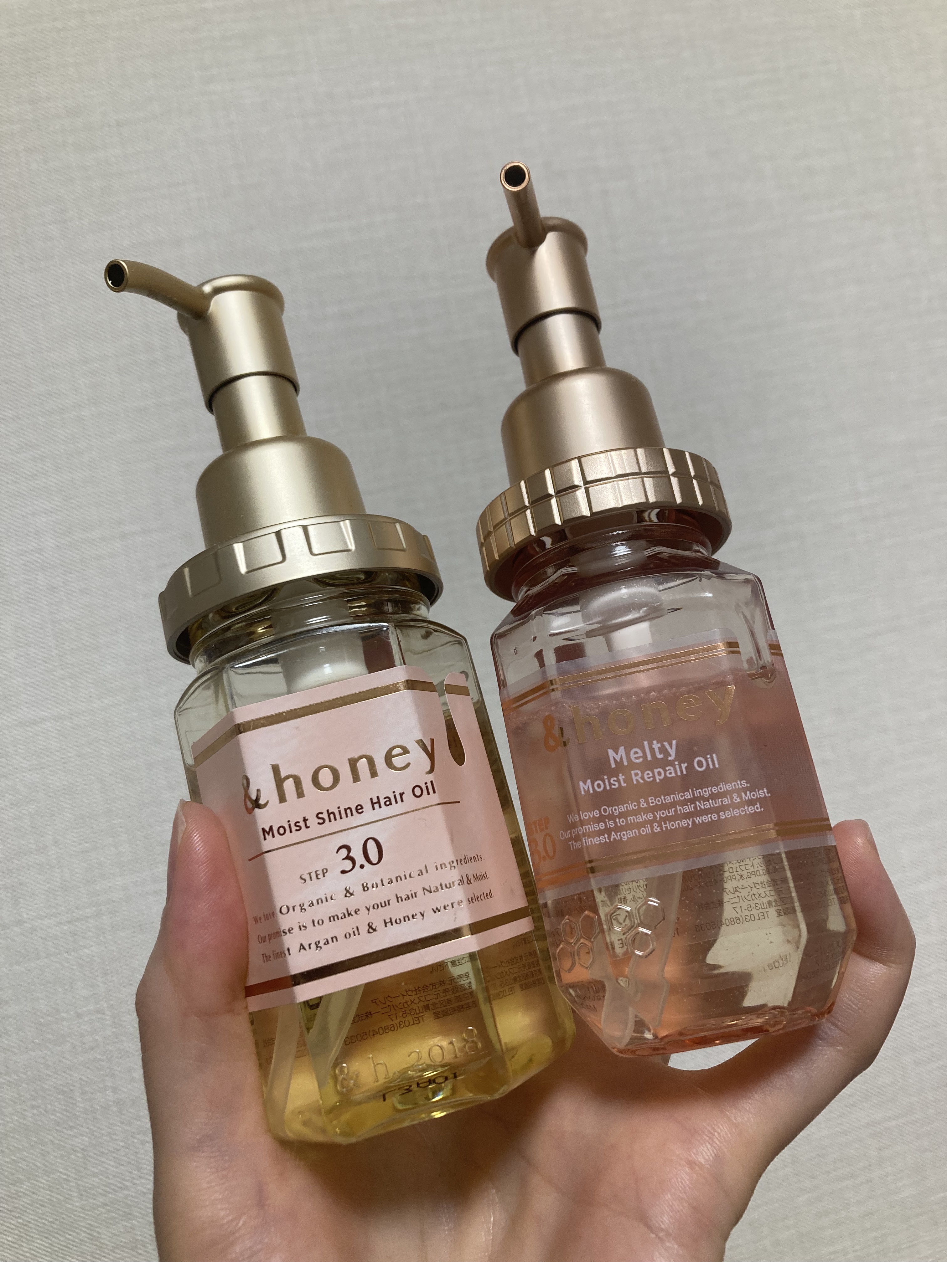 モイストシャイン ヘアオイル3.0/&honey/ヘアオイルを使ったクチコミ（3枚目）