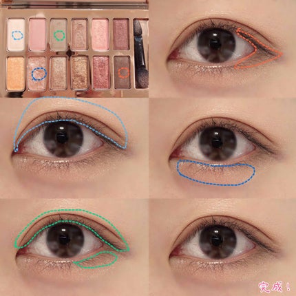 バレンタインボックス/VAVI MELLO/アイシャドウパレットを使ったクチコミ(2枚目)