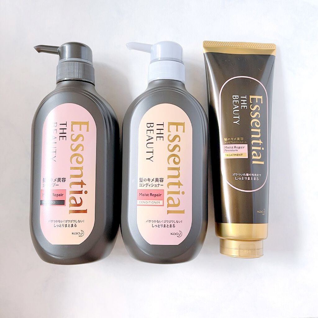 THE BEAUTY 髪のキメ美容シャンプー／コンディショナー＜モイストリペア＞	/エッセンシャル/市販シャンプーを使ったクチコミ（1枚目）