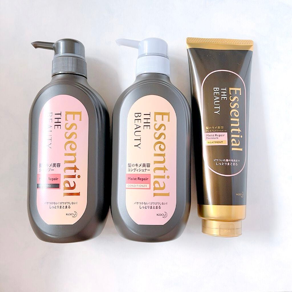 THE BEAUTY 髪のキメ美容プレミアムトリートメント<モイストリペアプレミアム>/エッセンシャル/洗い流すヘアトリートメントを使ったクチコミ(1枚目)