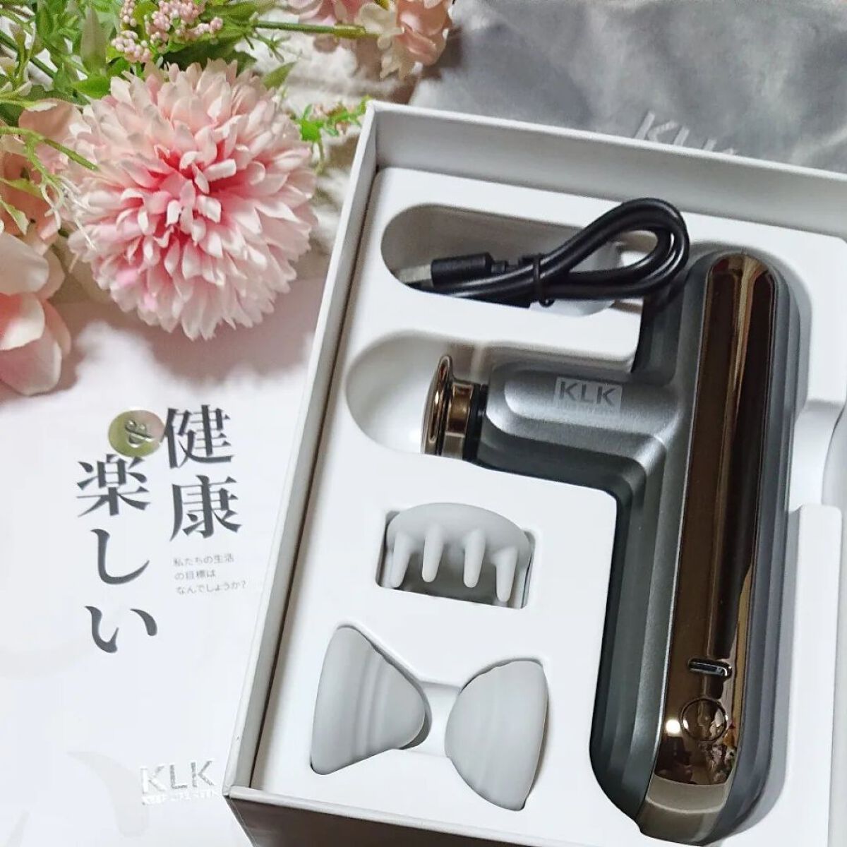 筋膜リリースガン/KLK/マッサージガンを使ったクチコミ（3枚目）