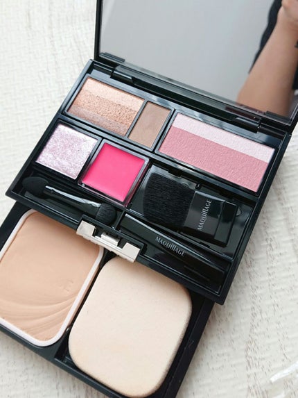 ドラマティックアイカラー (マルチ) OR341 オレンジムースケーキ/マキアージュ/マルチパレットを使ったクチコミ(2枚目)