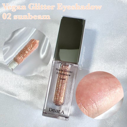 グリッターアイシャドウ/Dear.A/グリッターを使ったクチコミ(4枚目)