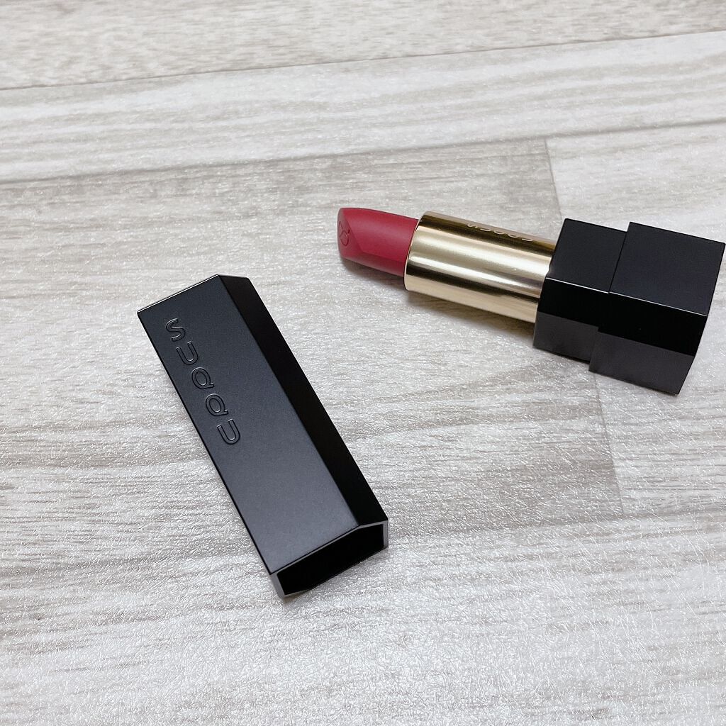 シアー マット リップスティック 02 萩風/SUQQU/口紅を使ったクチコミ（2枚目）