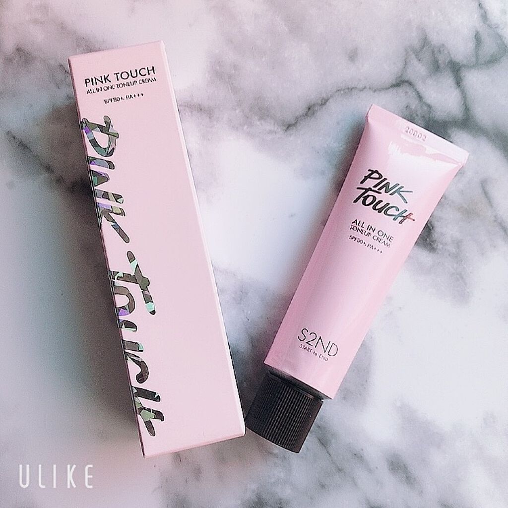 ピンクタッチ UVトーンアップクリーム/S2ND/化粧下地を使ったクチコミ（1枚目）