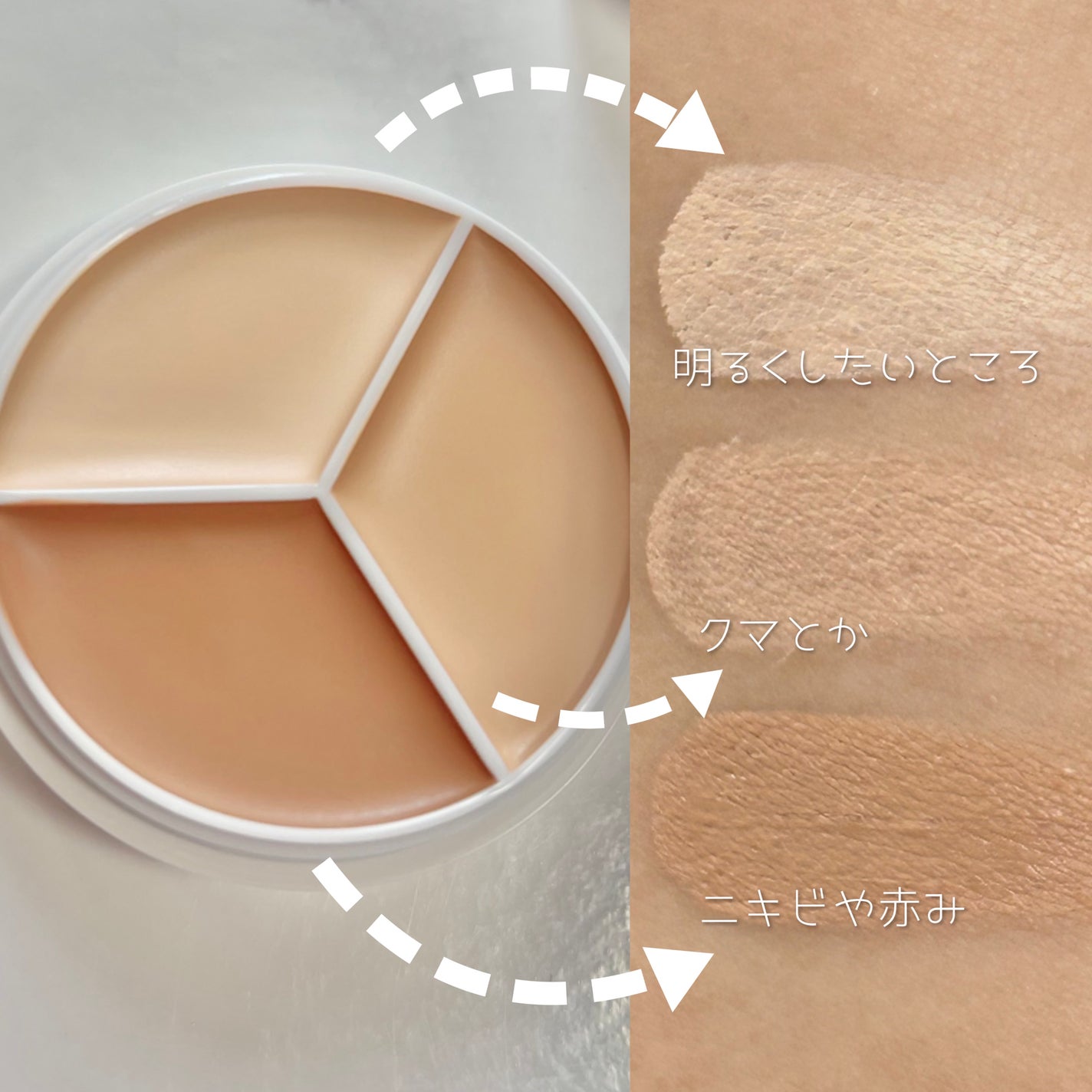 カバーアッププロコンシーラー/TFIT/パレットコンシーラーを使ったクチコミ(2枚目)