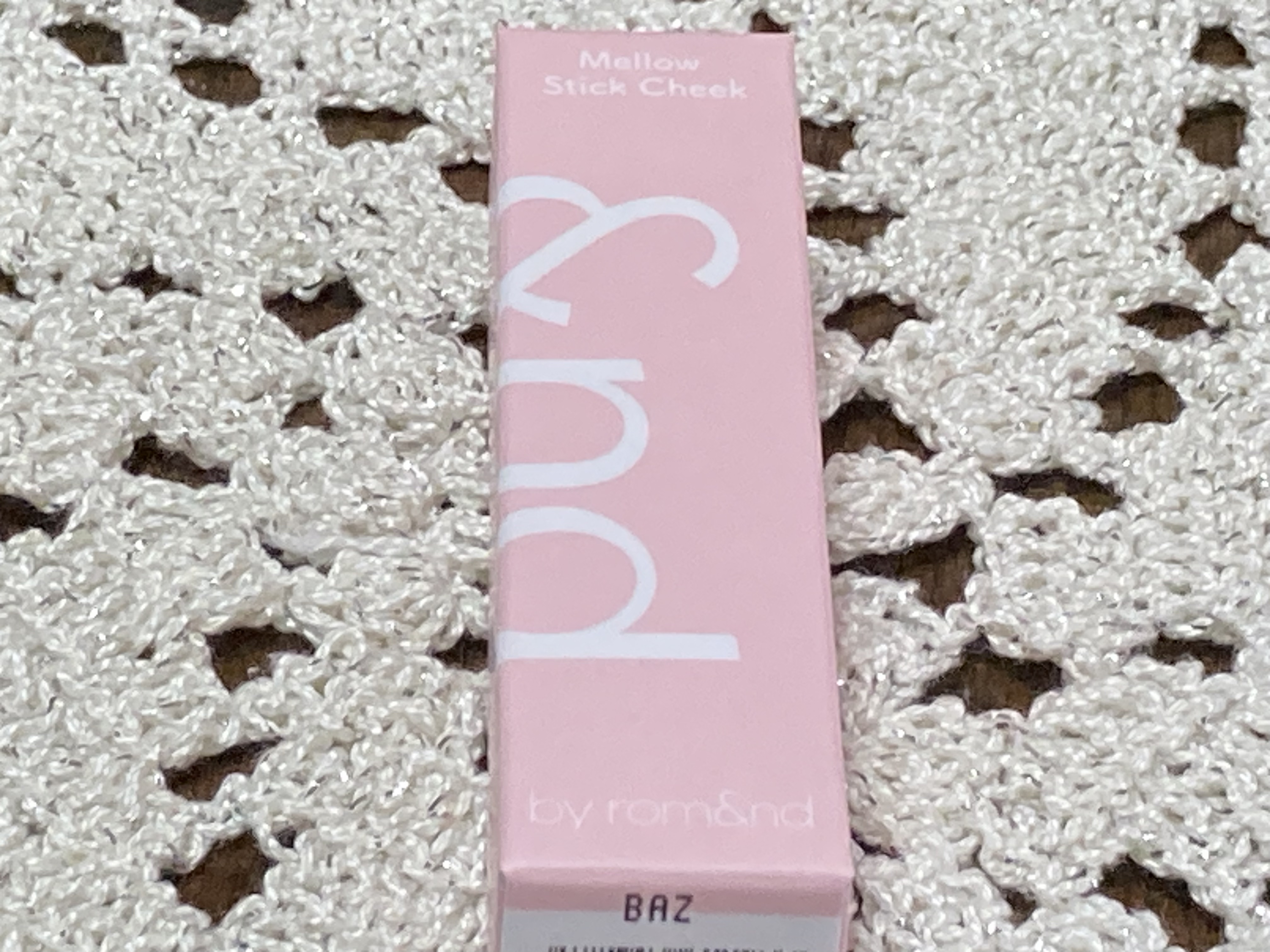 メロウスティックチーク  VI01 ミルクラベンダー/&nd by rom&nd/ジェル・クリームチークを使ったクチコミ（1枚目）