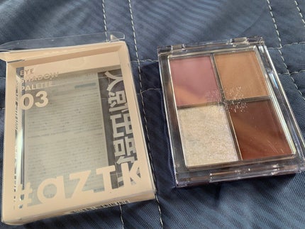 4色アイシャドウパレット 03 パールブロンシュ/aZTK/アイシャドウパレットを使ったクチコミ(1枚目)