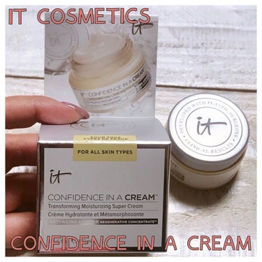 Confidence in a Cream Hydrating Moisturizer/IT Cosmetics/フェイスクリームを使ったクチコミ（1枚目）