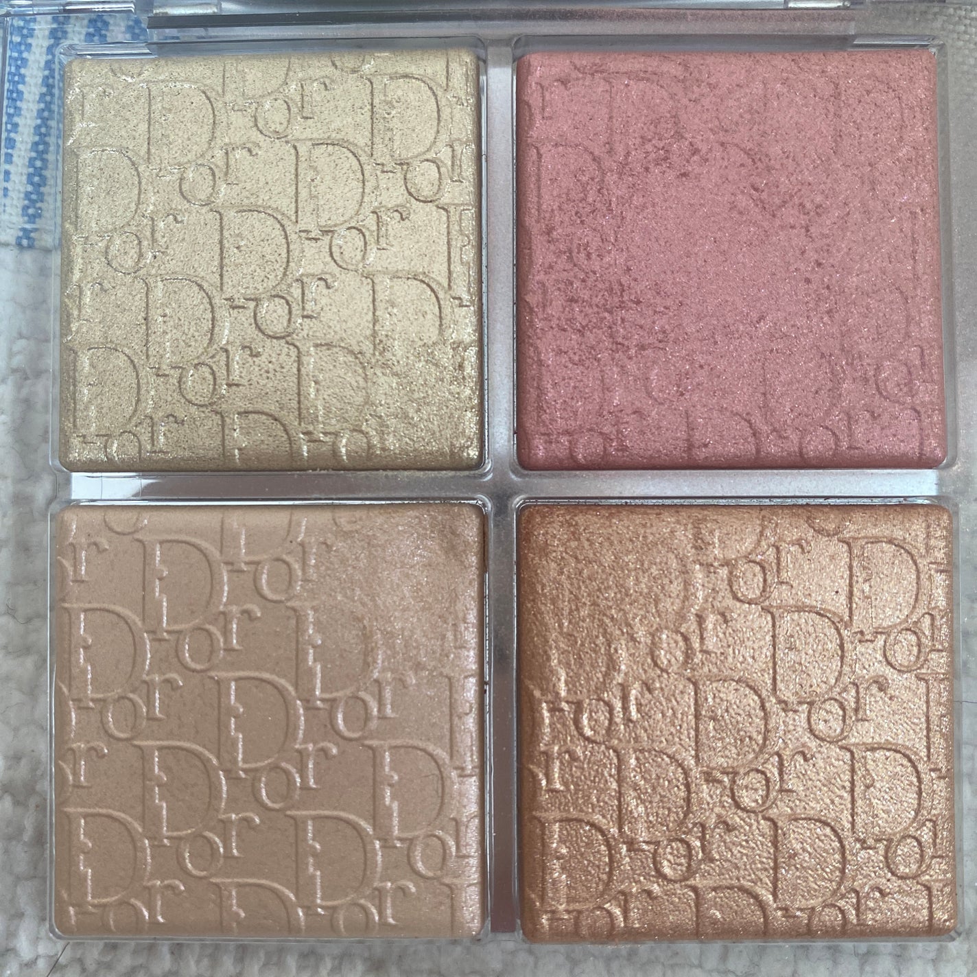 ディオール バックステージ フェイス グロウ パレット/Dior/ハイライトを使ったクチコミ(3枚目)