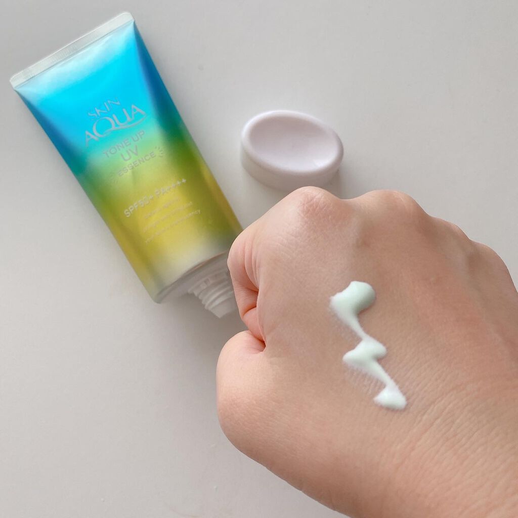 スキンアクア トーンアップUVエッセンス/スキンアクア/日焼け止めクリームを使ったクチコミ（2枚目）