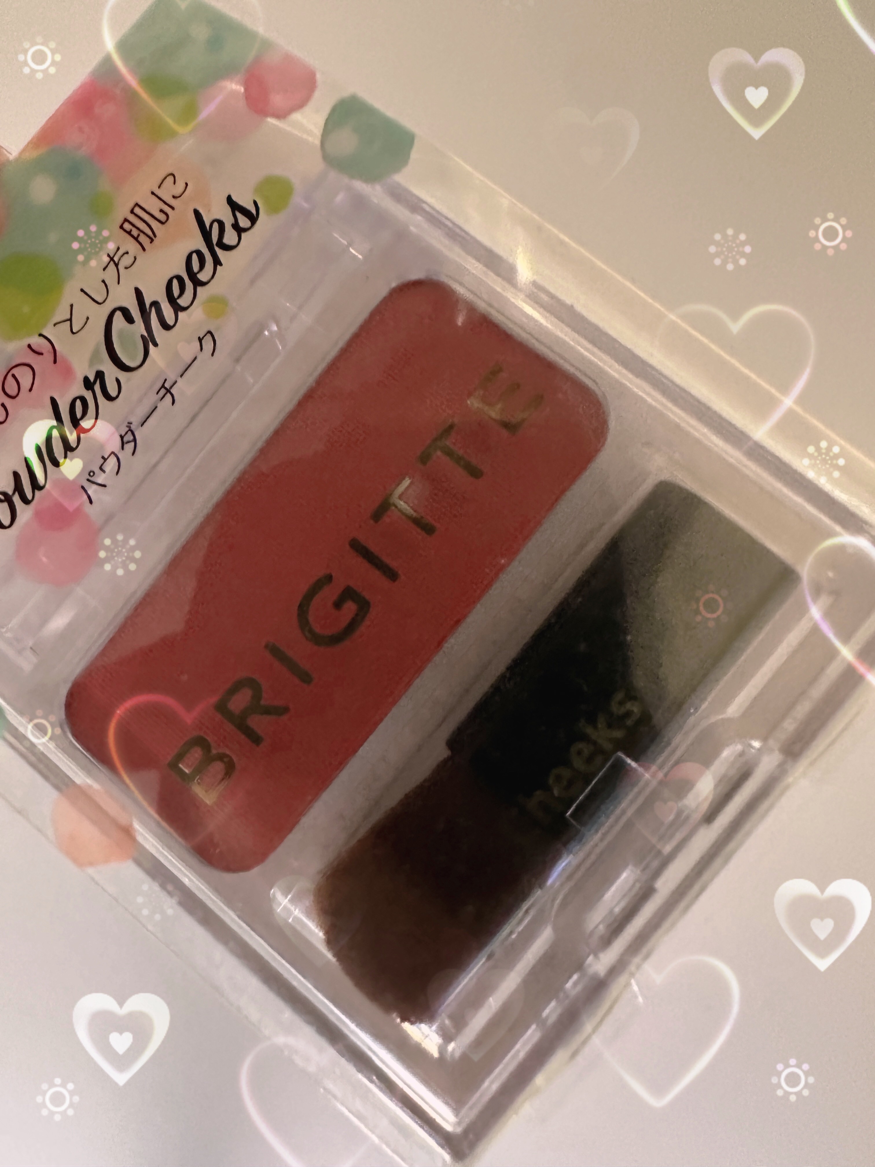 パウダーチーク/BRIGITTE/パウダーチークを使ったクチコミ（1枚目）