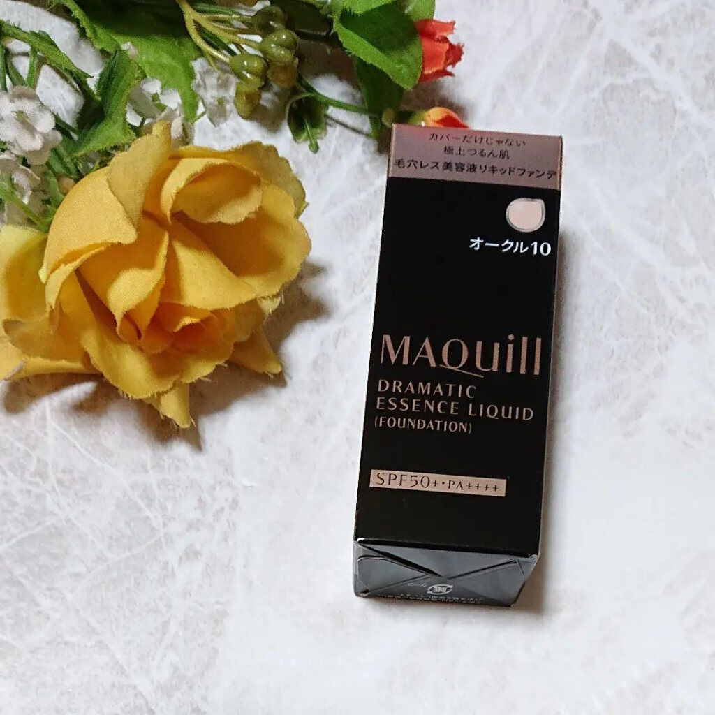 ドラマティックエッセンスリキッド/マキアージュ/リキッドファンデーションを使ったクチコミ（1枚目）