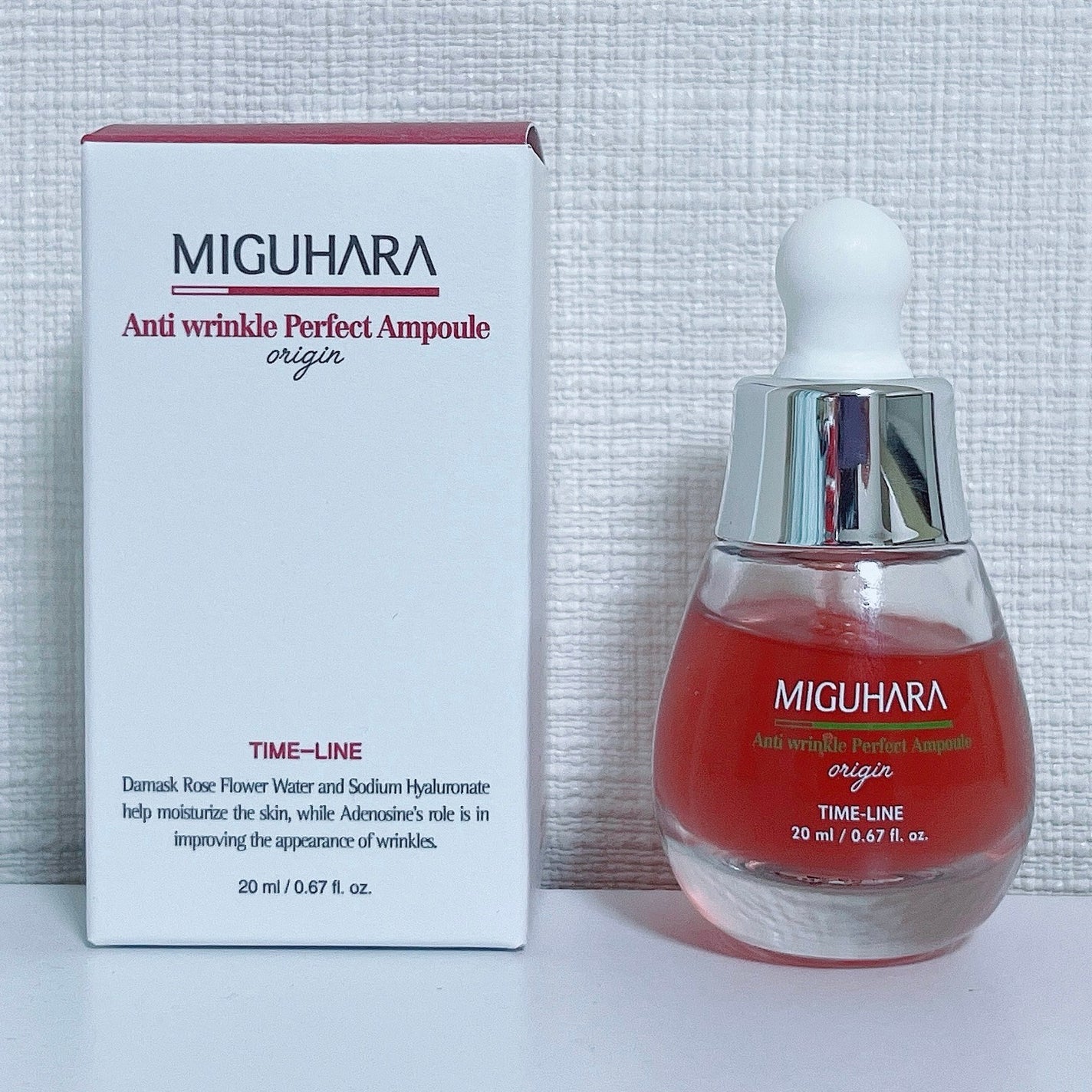 アンチリンクルエフェクトアンプルオリジン/MIGUHARA/美容液を使ったクチコミ(3枚目)