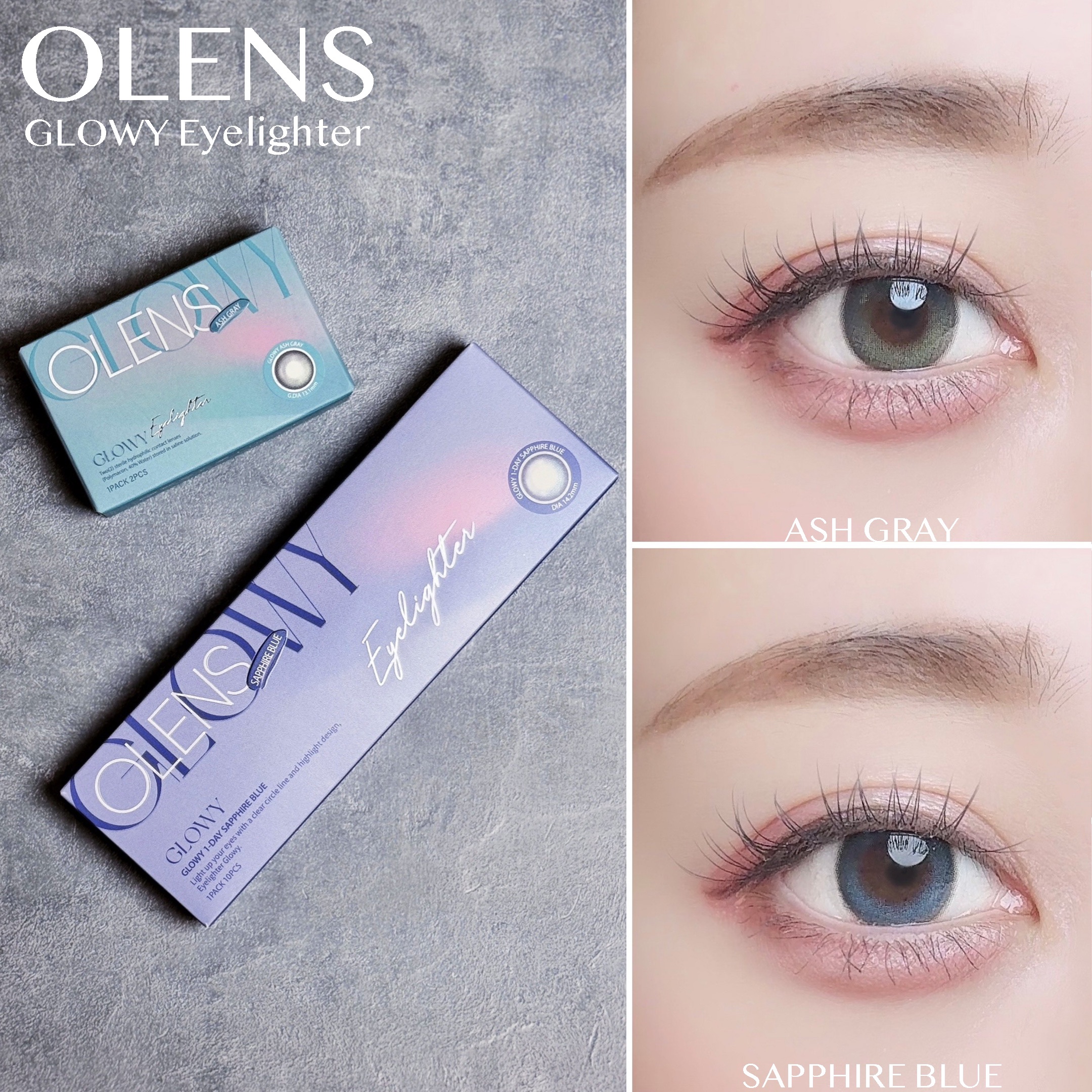 Glowy 1day/OLENS/ワンデー（１DAY）カラコンを使ったクチコミ（1枚目）