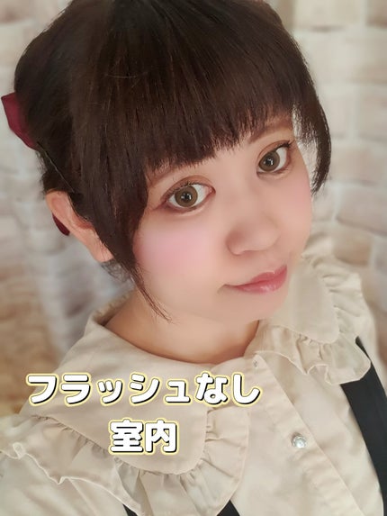 みんなのカラコン LAZULIのクチコミ「こんにちは!コメントにてリクエストいただいたので、みんなのカラコンのLAZULIのエマベージュ.....」(2枚目)