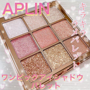 ワンピックアイシャドウパレット/APLIN/アイシャドウパレットを使ったクチコミ（1枚目）