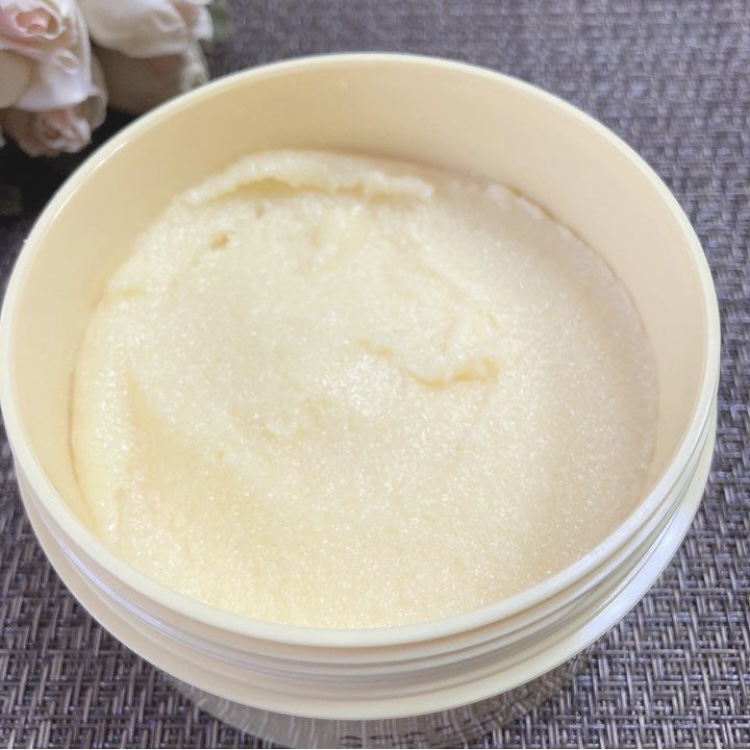 Q+Me スウィートボムタラソスクラブレモンティーの香り/AGARISM/バストケア・ヒップケアを使ったクチコミ（3枚目）