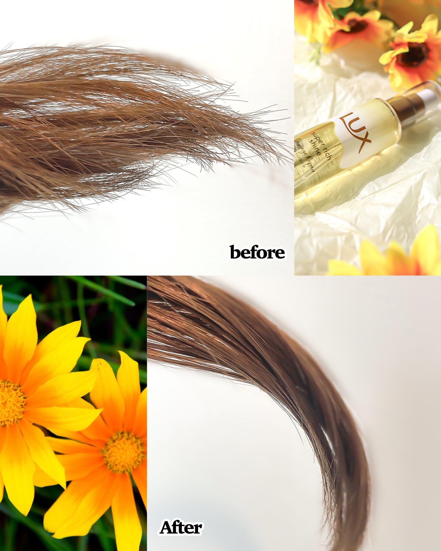 スーパーリッチシャイン ダメージリペア とろとろ補修ヘアオイル/LUX/ヘアオイルを使ったクチコミ(4枚目)