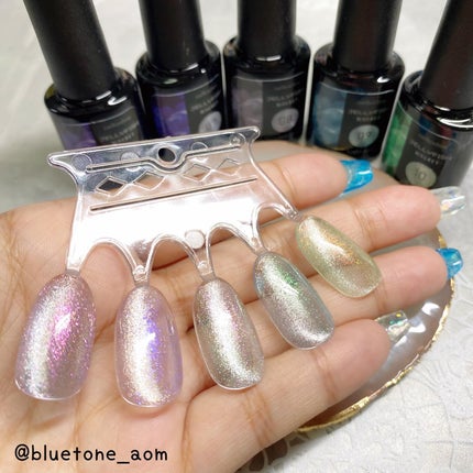 ジェリーフィッシュマグネットジェル/ネイル工房/ジェルネイルを使ったクチコミ(4枚目)