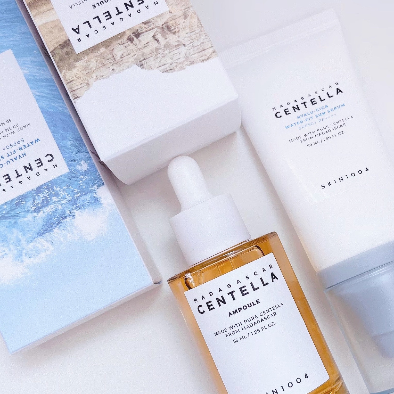 skin1004
┈┈┈┈┈┈┈┈┈┈┈┈┈┈┈┈
MADAGA SCAR CENTELLA AMPOULE
HYALU-CICA WATER-FIT SUN SERUM
SPF50+ PA++++

✔️センテラアンプル
SKIN1004