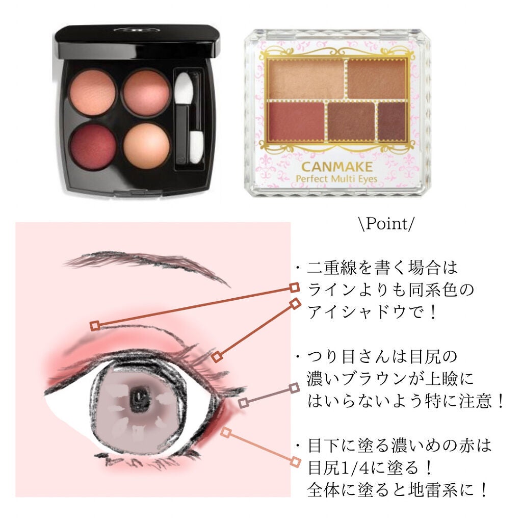 パーフェクトマルチアイズ/キャンメイク/アイシャドウパレットを使ったクチコミ(6枚目)