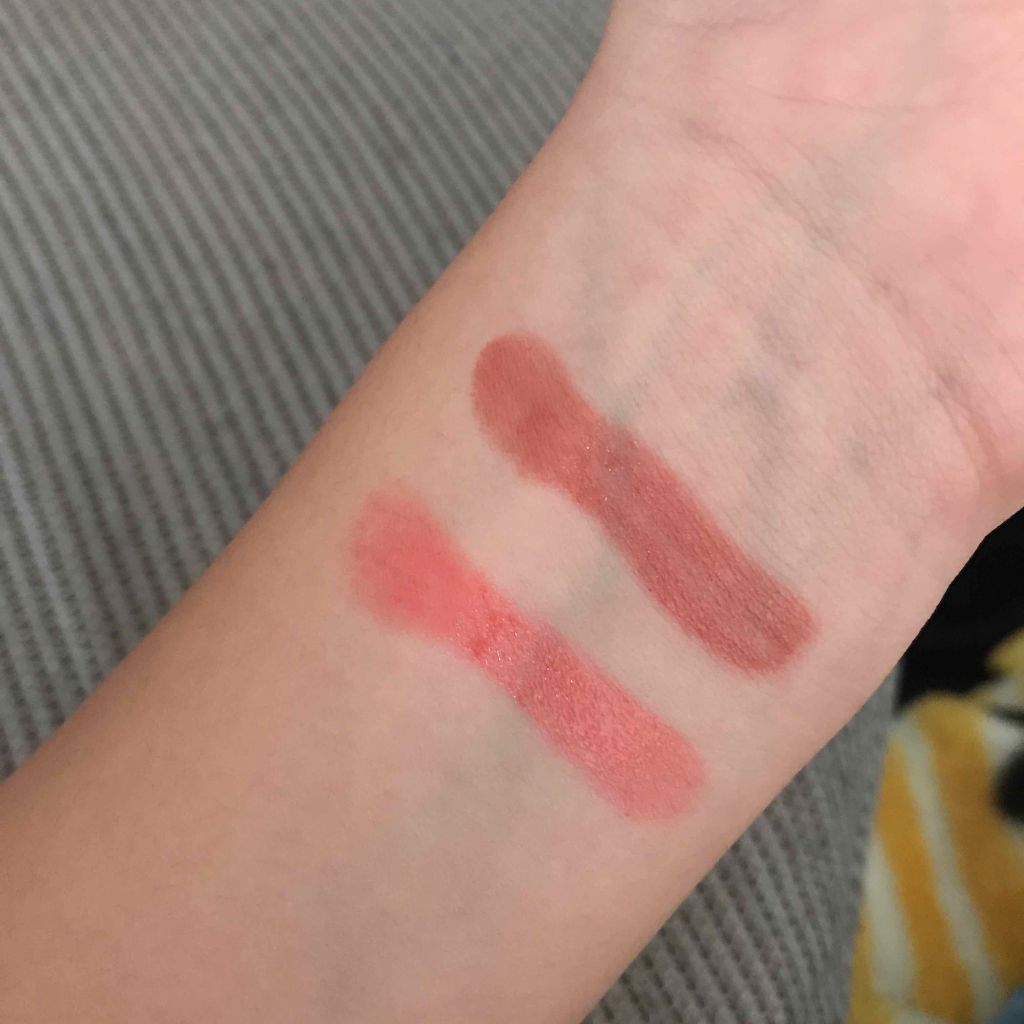 ラスティンググロスリップ/CEZANNE/口紅を使ったクチコミ(2枚目)