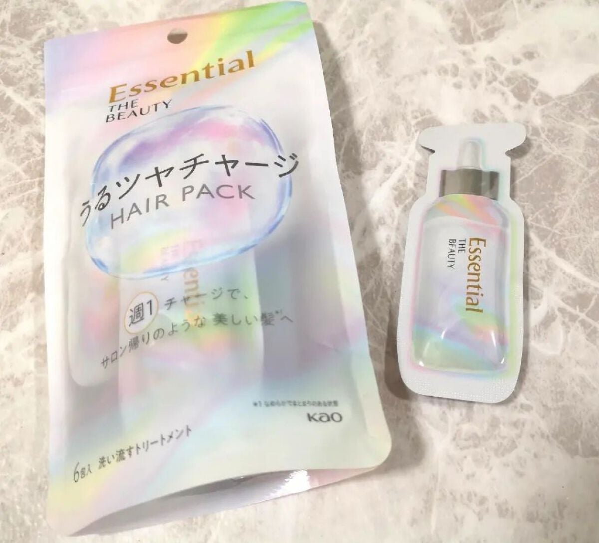 ザビューティ うるツヤチャージヘアパック/エッセンシャル/ヘアマスク・ヘアパックを使ったクチコミ(1枚目)