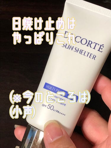 サンシェルター マルチ プロテクション 60g/DECORTÉ/日焼け止め・UVケアを使ったクチコミ（1枚目）