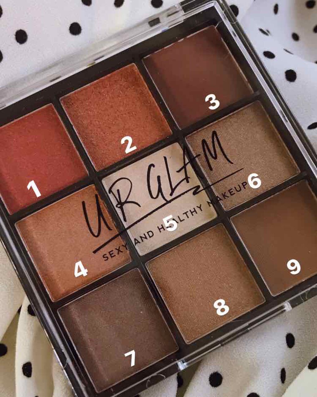 UR GLAM　BLOOMING EYE COLOR PALETTE/U R GLAM/アイシャドウパレットを使ったクチコミ（1枚目）