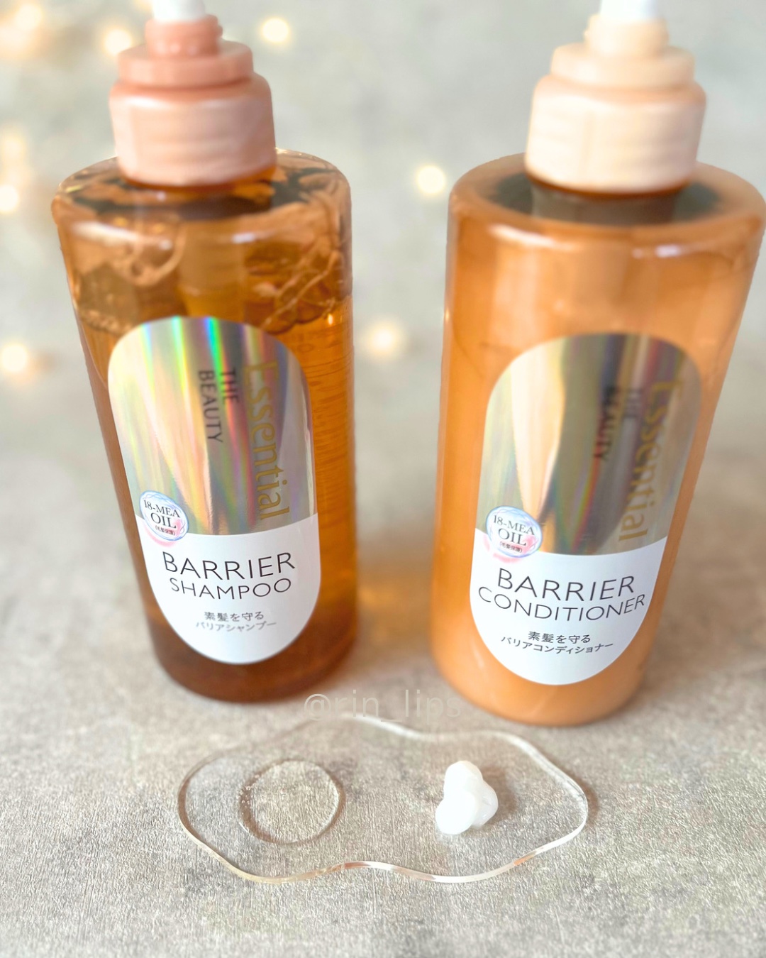 ザビューティ 髪のキメ美容素髪を守る バリアシャンプー/コンディショナー/エッセンシャル/シャンプー・コンディショナーを使ったクチコミ（2枚目）