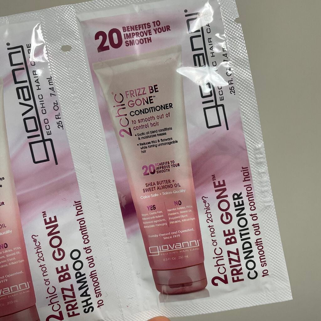 2chic フリッズビーゴーンシャンプー/コンディショナー/giovanni/市販シャンプーを使ったクチコミ(2枚目)