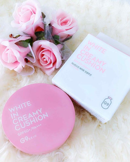 WHITE CREAMY CUSHION(ウユファンデ)/G9SKIN/化粧下地を使ったクチコミ(1枚目)