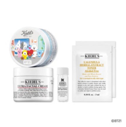 Kiehl's クリーム UFC スターターキット (BT21限定エディション)