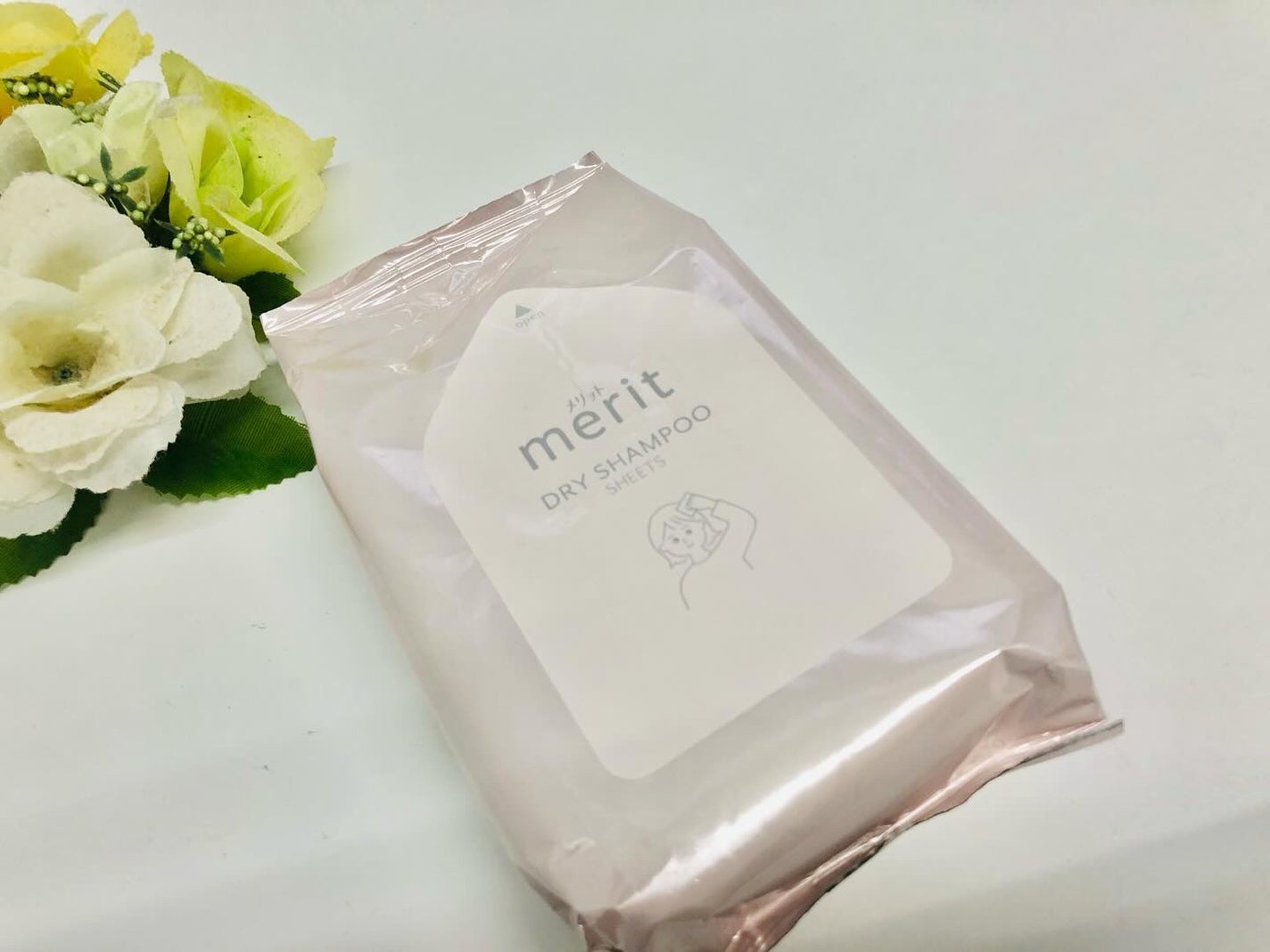 メリット ドライシャンプーシート すっきり爽快タイプ/メリット/ドライシャンプーを使ったクチコミ(7枚目)