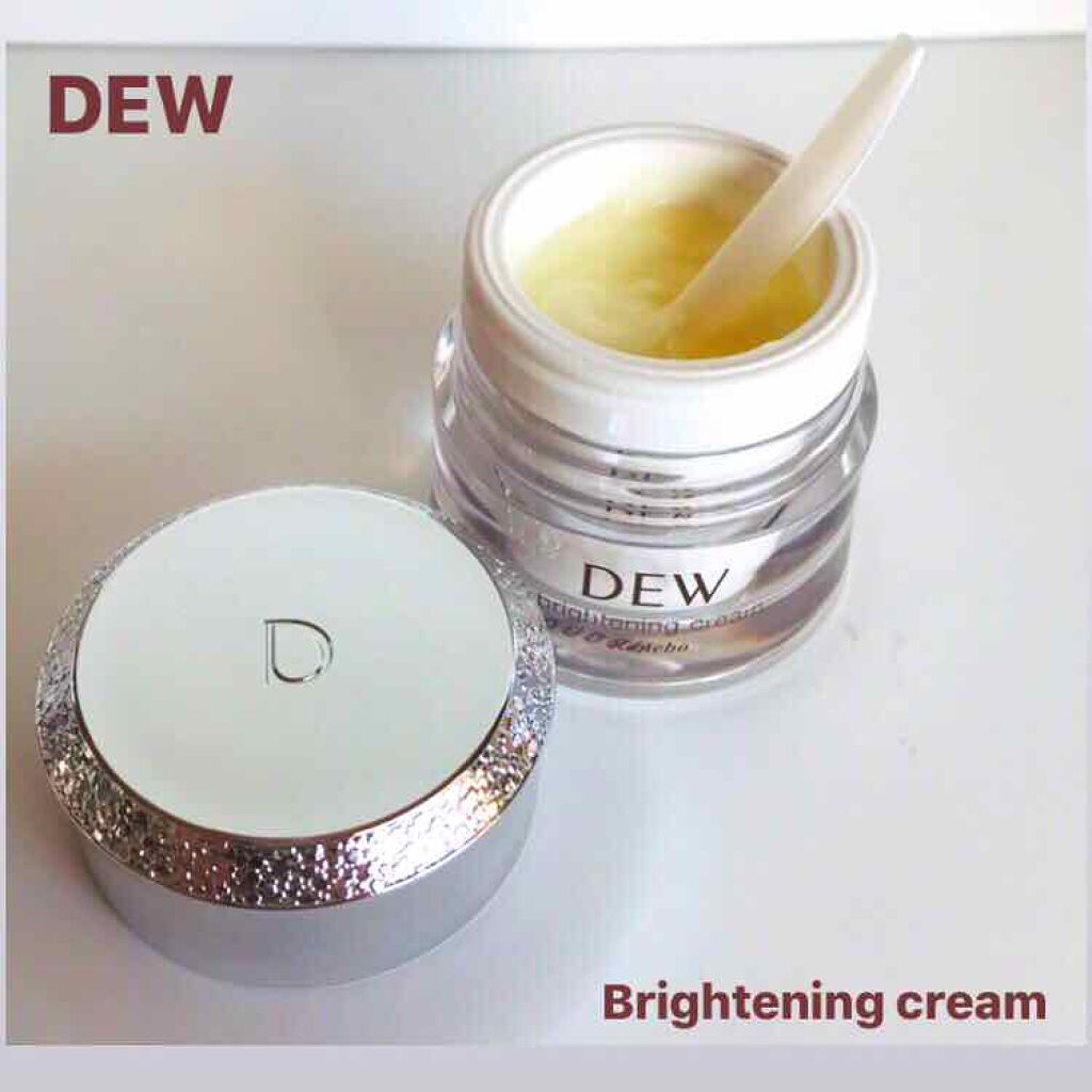ブライトニングクリーム/DEW/フェイスクリームを使ったクチコミ（1枚目）