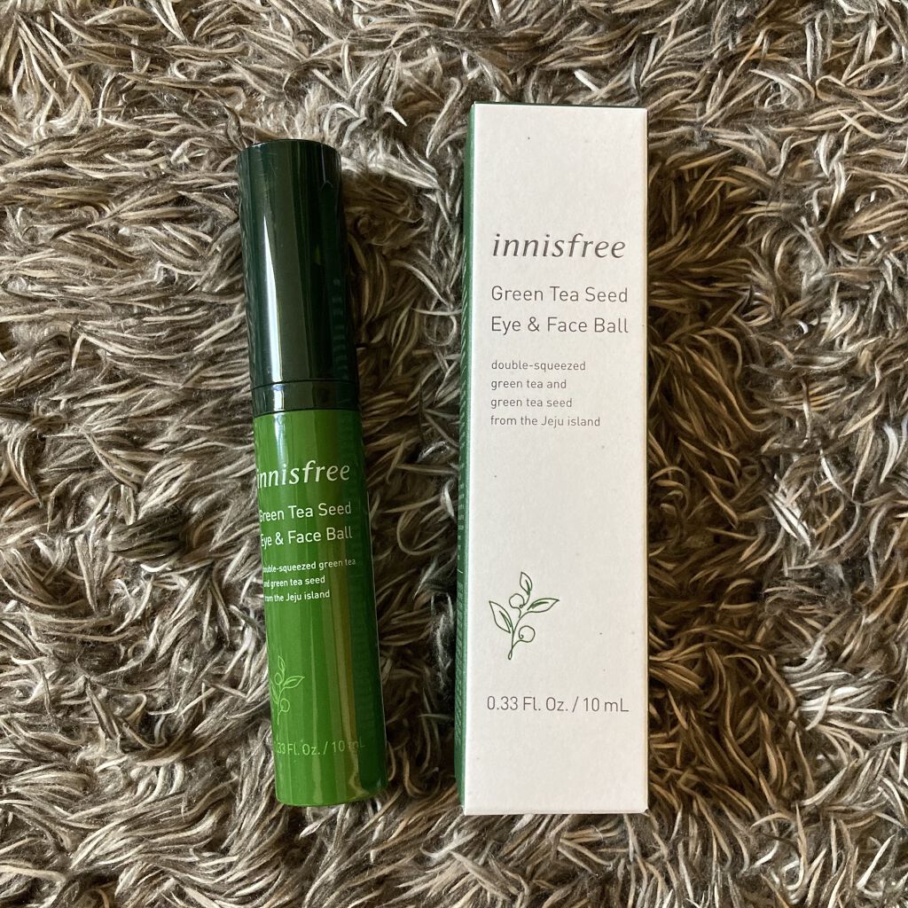 グリーンティーシード アイ＆フェイスボール/innisfree/美容液を使ったクチコミ（2枚目）