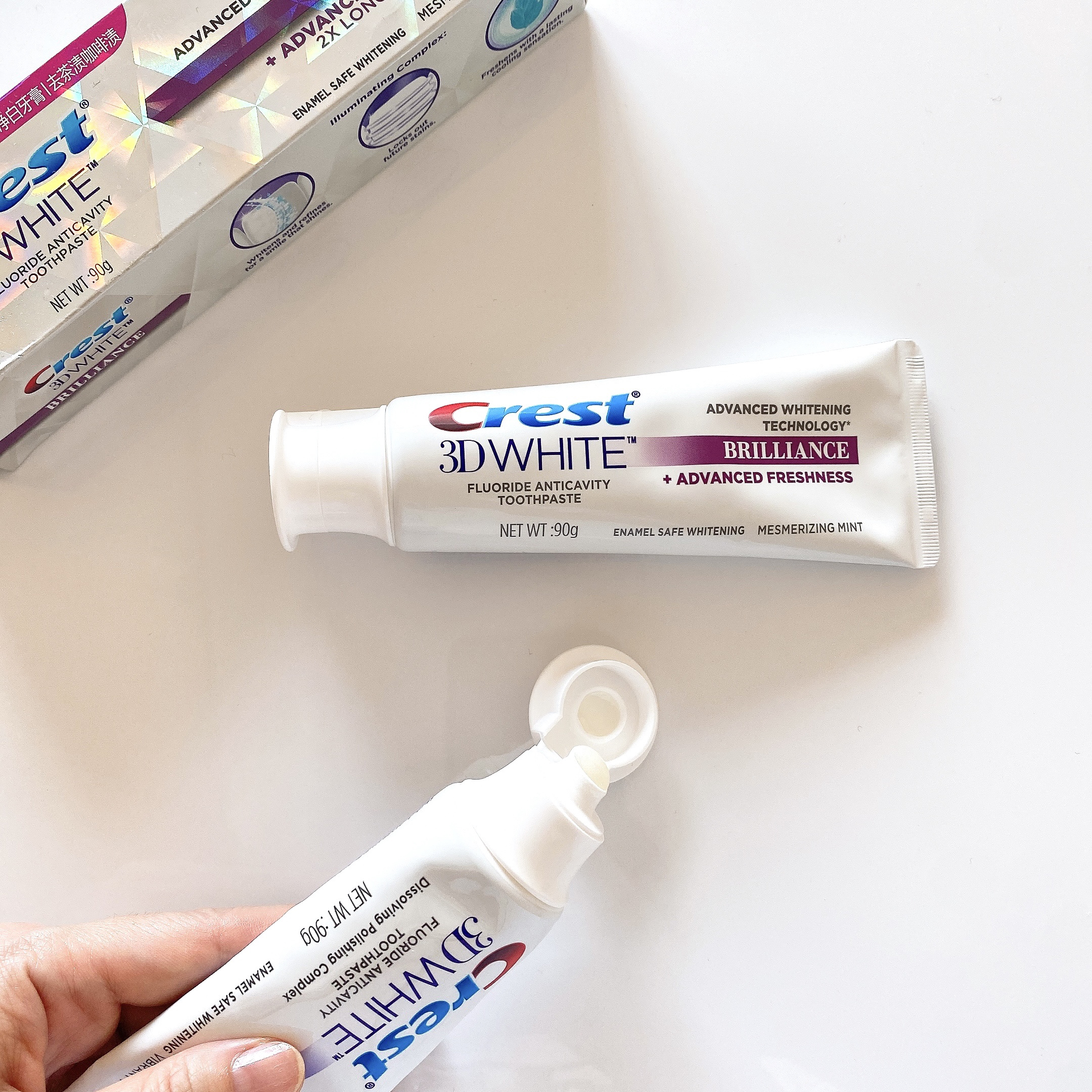 クレスト 3D ホワイトブリリアンス/クレスト/その他オーラルケアを使ったクチコミ（3枚目）