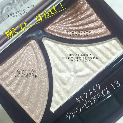 ジューシーピュアアイズ/キャンメイク/アイシャドウパレットを使ったクチコミ(2枚目)