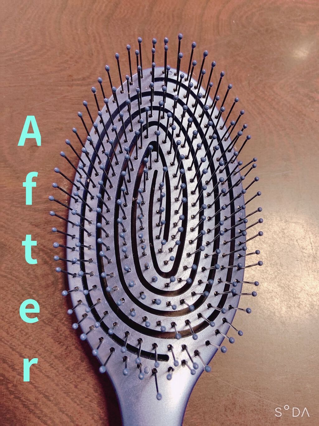 ヘアブラシクリーナー/セリア/ヘアケアグッズを使ったクチコミ（3枚目）