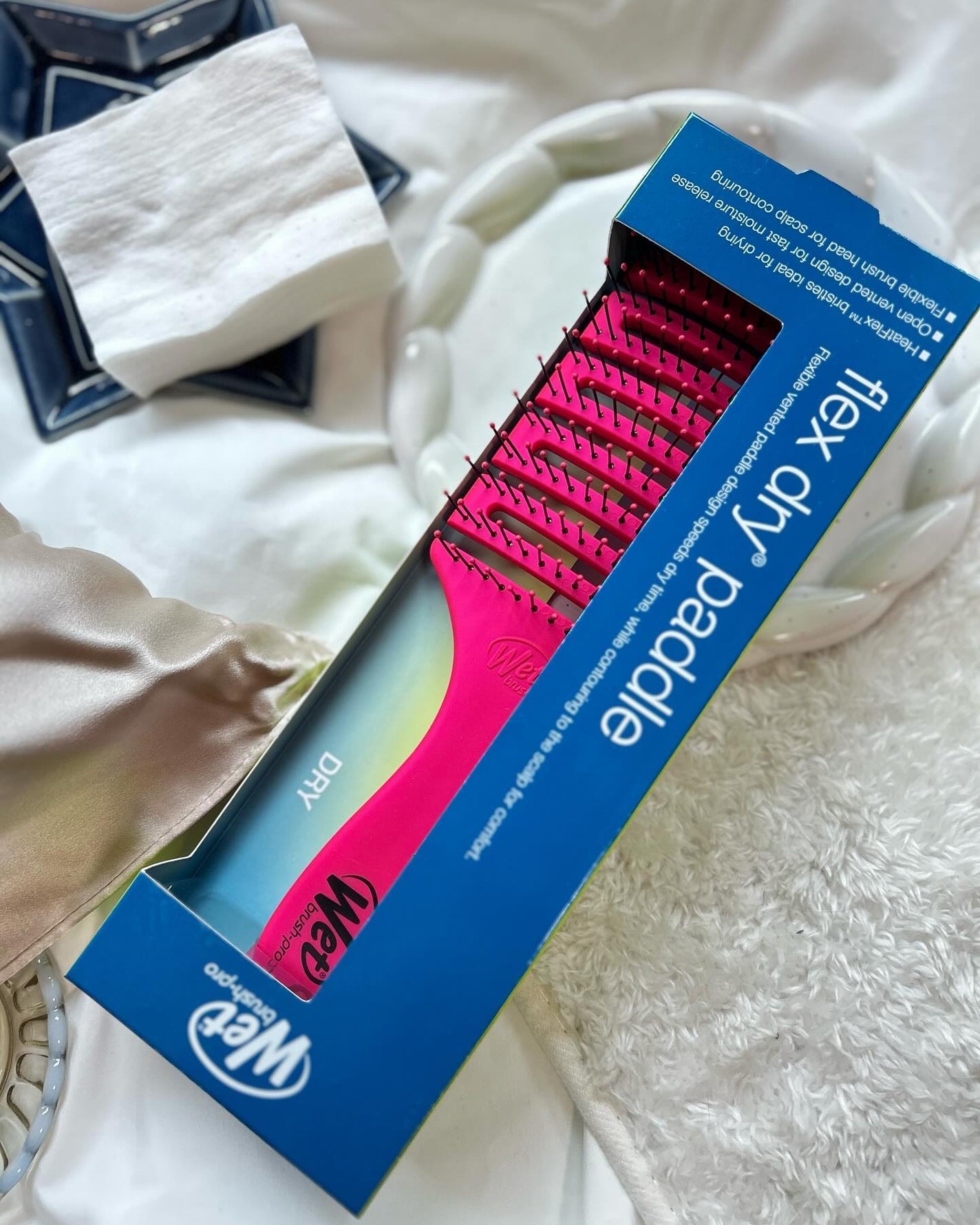 フレックスドライ パドルブラシ ピンク/ウェットブラシ/ヘアブラシを使ったクチコミ(3枚目)