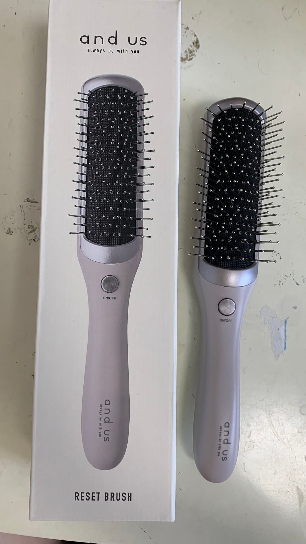 リセットブラシ/and us/ヒートブラシを使ったクチコミ(2枚目)
