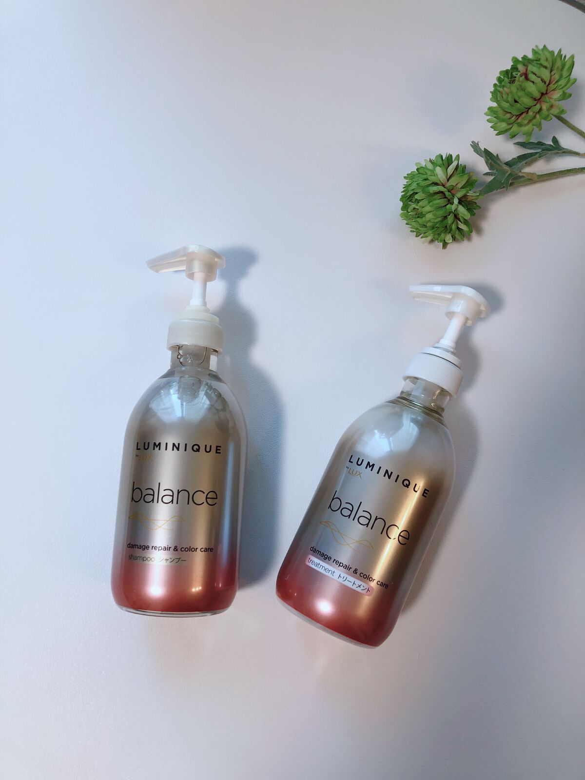 ルミニーク バランス ダメージリペア＆カラーケア シャンプー/トリートメント トリートメント ポンプ 480g/LUX/市販シャンプーを使ったクチコミ（1枚目）