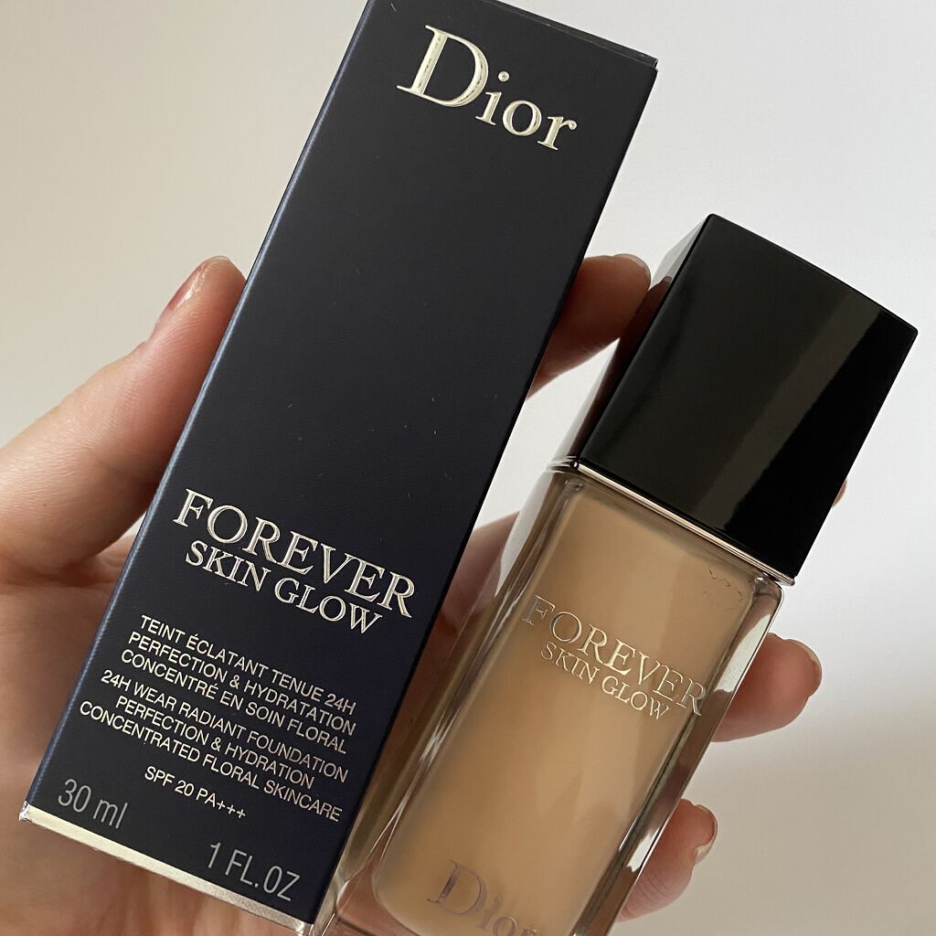 ディオールスキン フォーエヴァー フルイド グロウ/Dior/リキッドファンデーションを使ったクチコミ（3枚目）